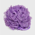A nylon mesh loofah sponge